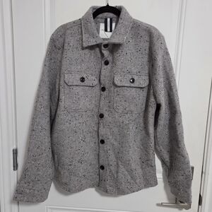 NWT - Profuomo Men's Italian Virgin Wool Blended Overshirt -Made In Portugal- XL